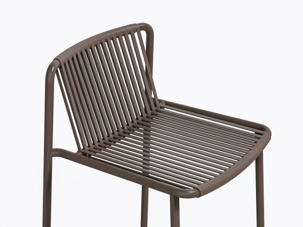 Барний вуличний стілець Pedrali Tribeca 3668/MGE Коричневий-4