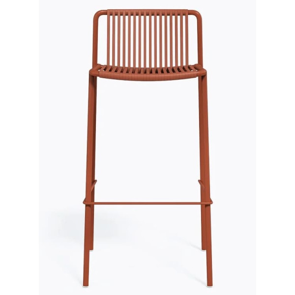 Барний вуличний стілець Pedrali Tribeca 3668/TEE Теракотовий-1