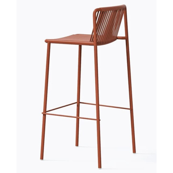 Барний вуличний стілець Pedrali Tribeca 3668/TEE Теракотовий-2