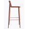 Барний вуличний стілець Pedrali Tribeca 3668/TEE Теракотовий-3-thumb