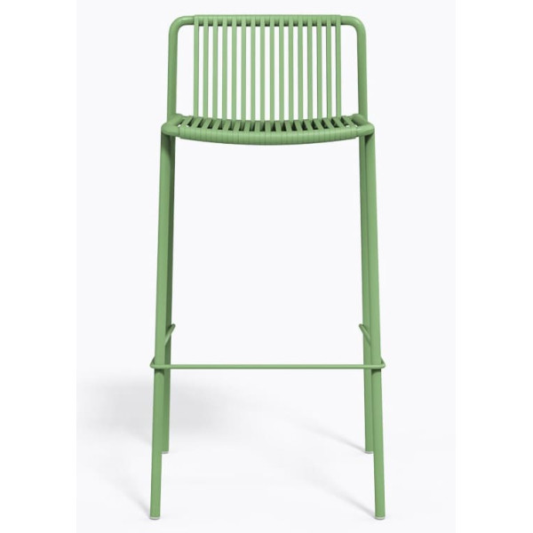 Барный уличный стул Pedrali Tribeca 3668/VE100E Зеленый-1