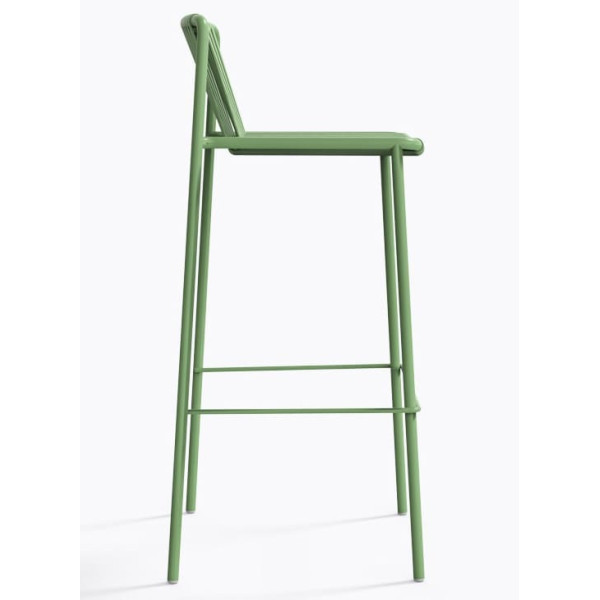Барный уличный стул Pedrali Tribeca 3668/VE100E Зеленый-3