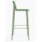 Барный уличный стул Pedrali Tribeca 3668/VE100E Зеленый-3-thumb