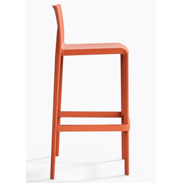 Барний вуличний стілець Pedrali Volt 678/AR Помаранчевий-2