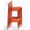 Барний вуличний стілець Pedrali Volt 678/AR Помаранчевий-5-thumb