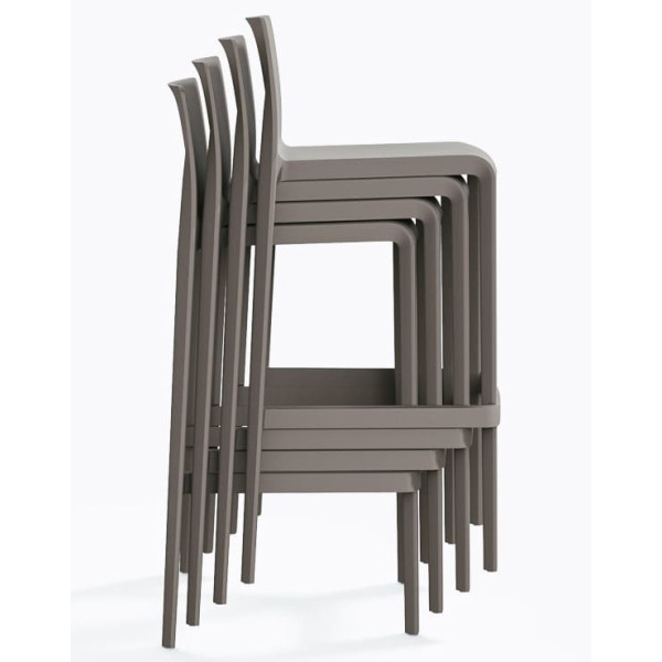 Барний вуличний стілець Pedrali Volt 678/BE Сірий-5