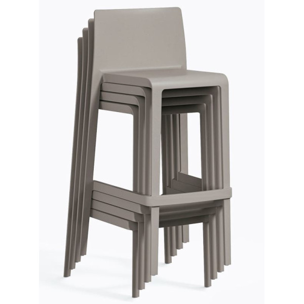 Барний вуличний стілець Pedrali Volt 678/BE Сірий-4