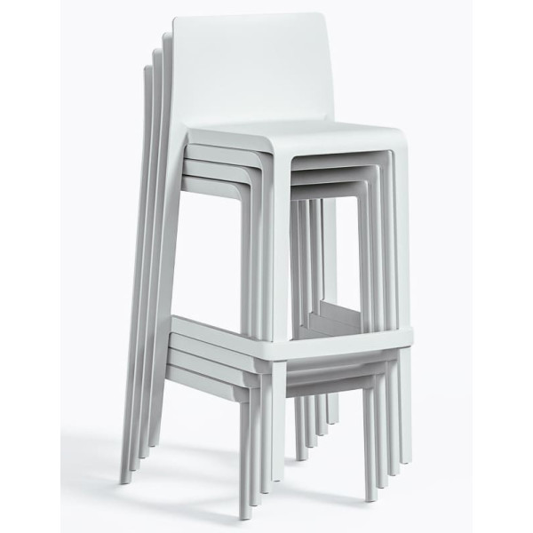 Барний вуличний стілець Pedrali Volt 678/BI Білий-4