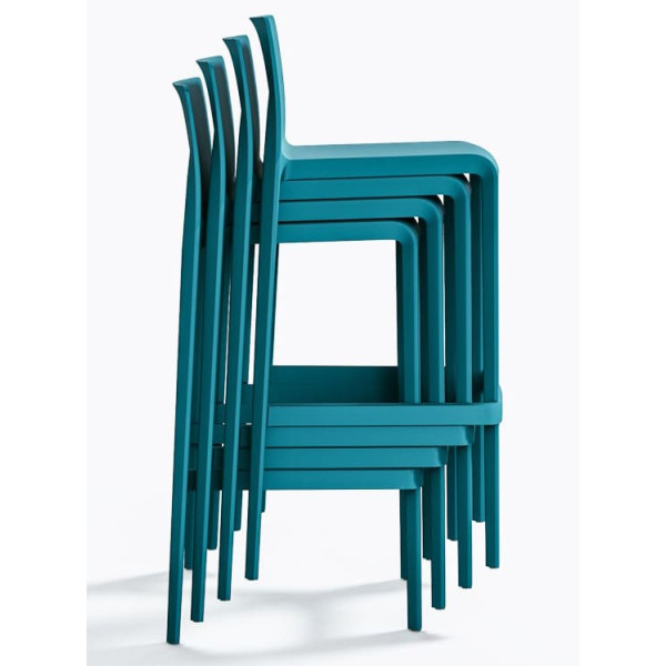 Барний вуличний стілець Pedrali Volt 678/BL Синій-5