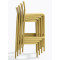 Барний вуличний стілець Pedrali Volt 678/GI Жовтий-5-thumb