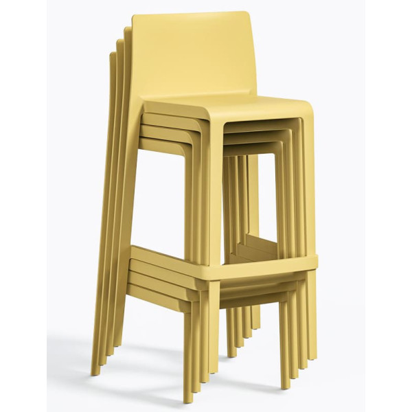 Барний вуличний стілець Pedrali Volt 678/GI Жовтий-4