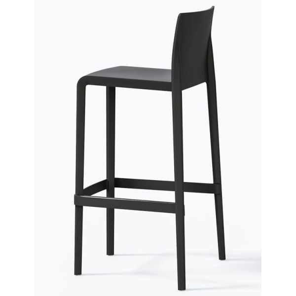 Барний вуличний стілець Pedrali Volt 678/NE Чорний-3