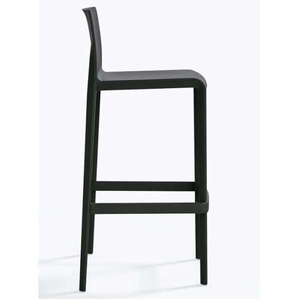 Барний вуличний стілець Pedrali Volt 678/NE Чорний-2