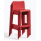 Барний вуличний стілець Pedrali Volt 678/RO Червоний-4-thumb