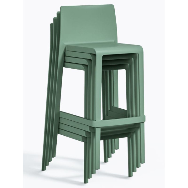 Барный уличный стул Pedrali Volt 678/VE Зеленый-4