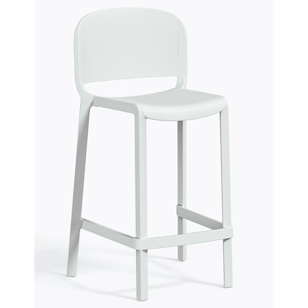 Полубарный уличный стул Pedrali Dome 262/BI Белый-0