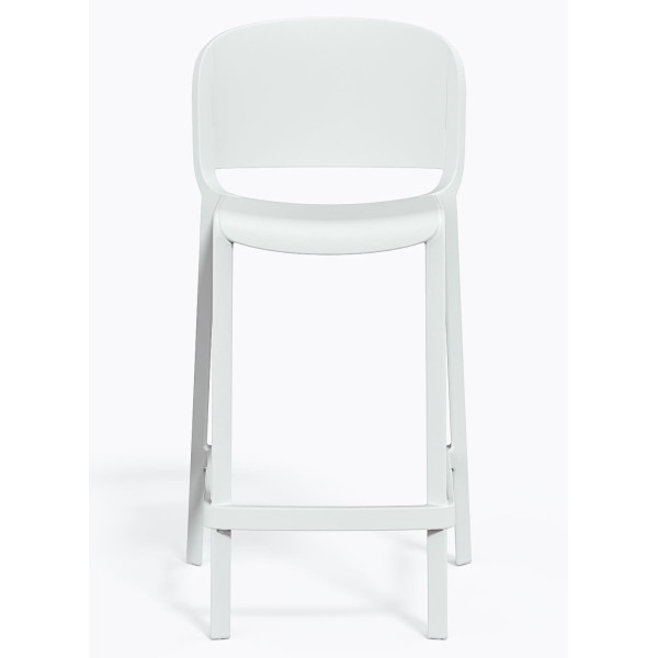 Полубарный уличный стул Pedrali Dome 262/BI Белый-1