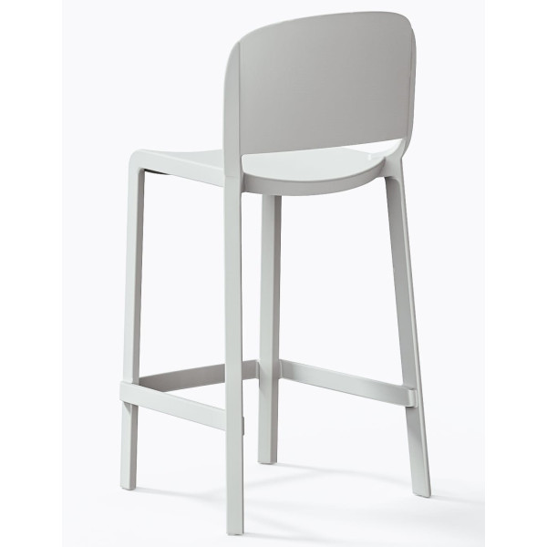 Полубарный уличный стул Pedrali Dome 262/BI Белый-3