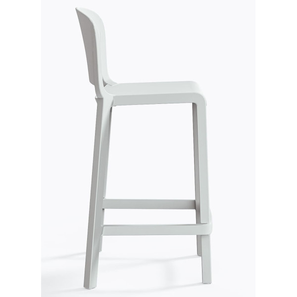 Полубарный уличный стул Pedrali Dome 262/BI Белый-2