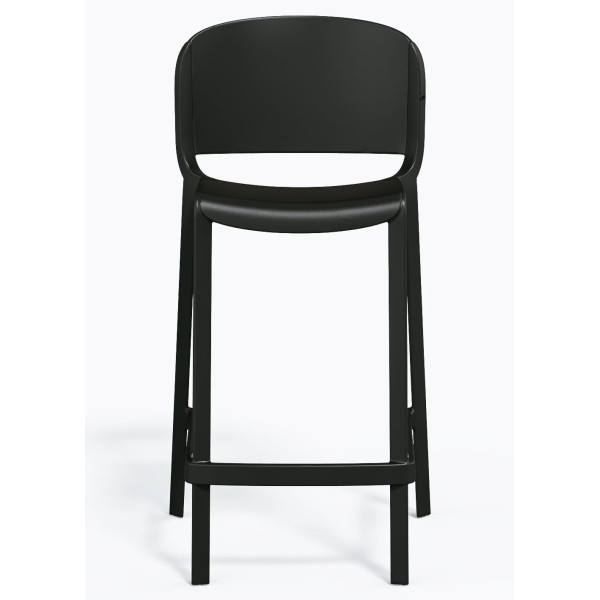 Полубарный уличный стул Pedrali Dome 262/NE Черный-1