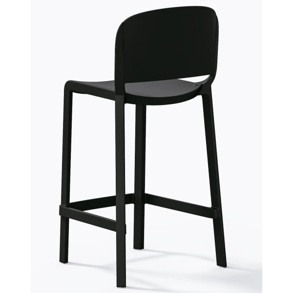 Полубарный уличный стул Pedrali Dome 262/NE Черный-3
