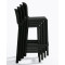Полубарный уличный стул Pedrali Dome 262/NE Черный-6-thumb