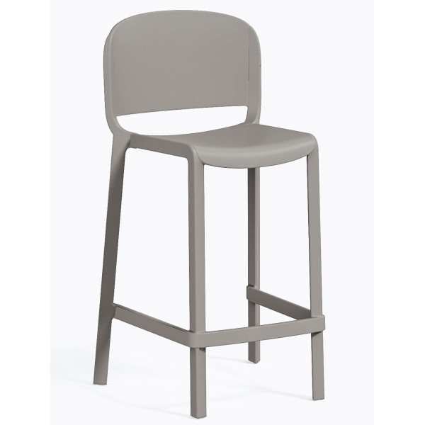 Полубарный уличный стул Pedrali Dome 262/BE Серый-0