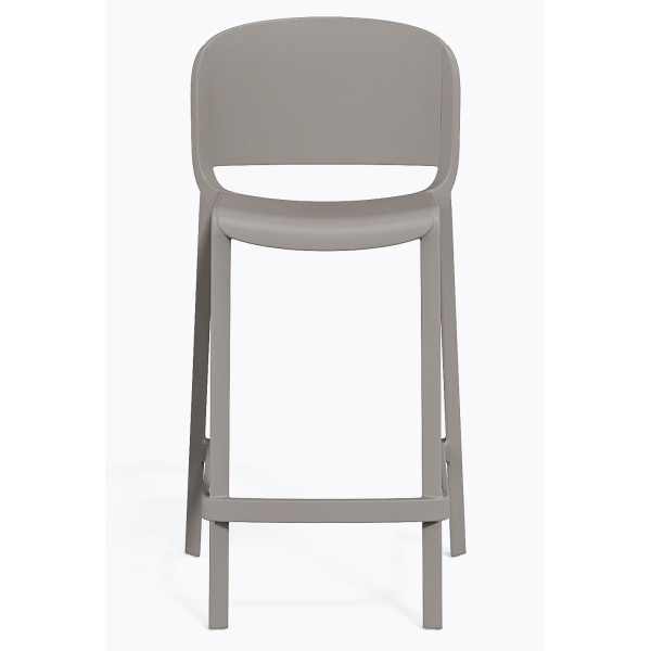 Полубарный уличный стул Pedrali Dome 262/BE Серый-1