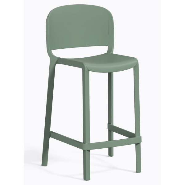Полубарный уличный стул Pedrali Dome 262/VE2 Зеленый-0