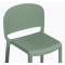 Полубарный уличный стул Pedrali Dome 262/VE2 Зеленый-6-thumb
