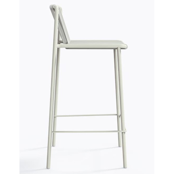 Напівбарний вуличний стілець Pedrali Tribeca 3667/BI200E Білий-2