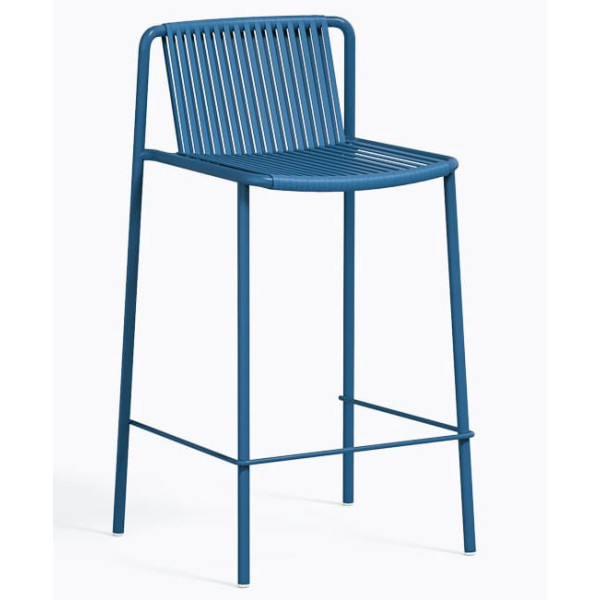 Полубарный уличный стул Pedrali Tribeca 3667/BL300E Синий-0