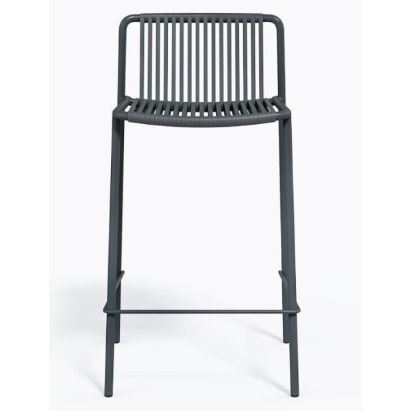 Напівбарний вуличний стілець Pedrali Tribeca 3667/GAE Сірий-1