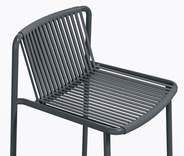 Напівбарний вуличний стілець Pedrali Tribeca 3667/GAE Сірий-4