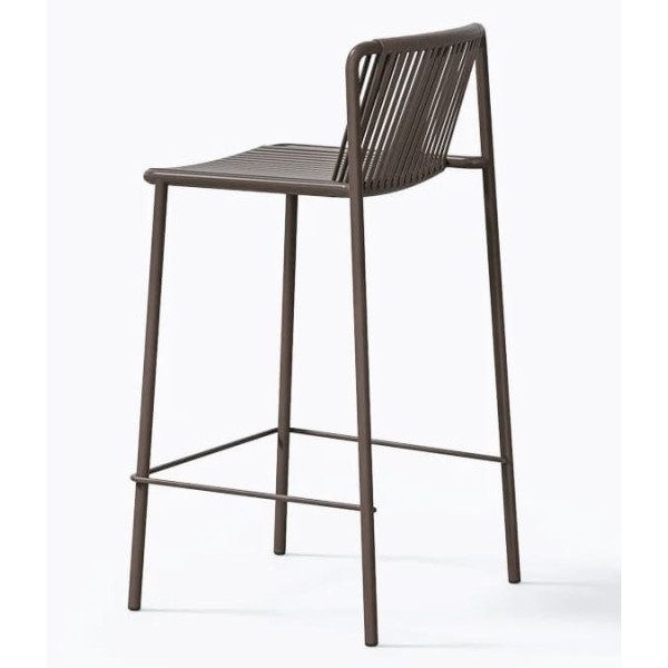 Напівбарний стілець Pedrali Tribeca 3667/MGE Коричневий-3