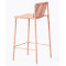 Напівбарний вуличний стілець Pedrali Tribeca 3667/RA100E Рожевий-3-thumb