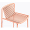 Напівбарний вуличний стілець Pedrali Tribeca 3667/RA100E Рожевий-4-thumb