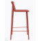 Полубарный уличный стул Pedrali Tribeca 3667/RO400E Красный-2-thumb
