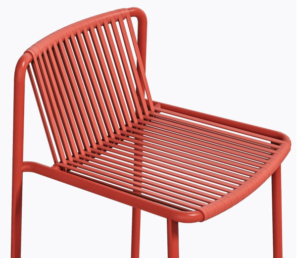 Полубарный уличный стул Pedrali Tribeca 3667/RO400E Красный-4