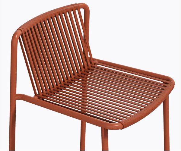 Напівбарний вуличний стілець Pedrali Tribeca 3667/TEE Теракотовий-4