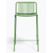 Полубарный уличный стул Pedrali Tribeca 3667/VE100E Зеленый-1-thumb