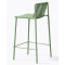 Полубарный уличный стул Pedrali Tribeca 3667/VE100E Зеленый-3-thumb