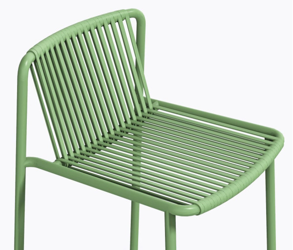 Полубарный уличный стул Pedrali Tribeca 3667/VE100E Зеленый-4