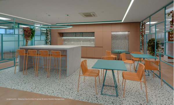 Напівбарний вуличний стілець Pedrali Tribeca 3667/TEE Теракотовий-10