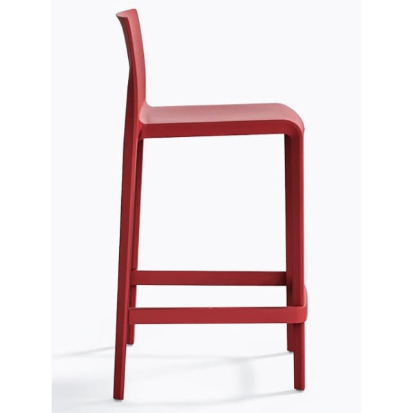 Напівбарний вуличний стілець Pedrali Volt 677/RO Червоний-2