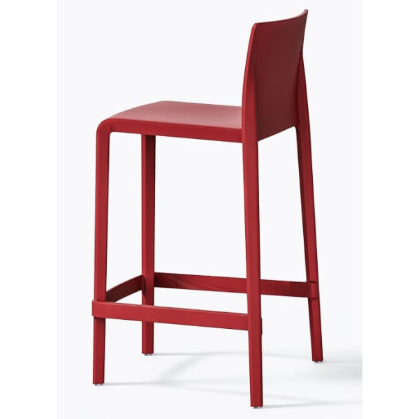 Напівбарний вуличний стілець Pedrali Volt 677/RO Червоний-3