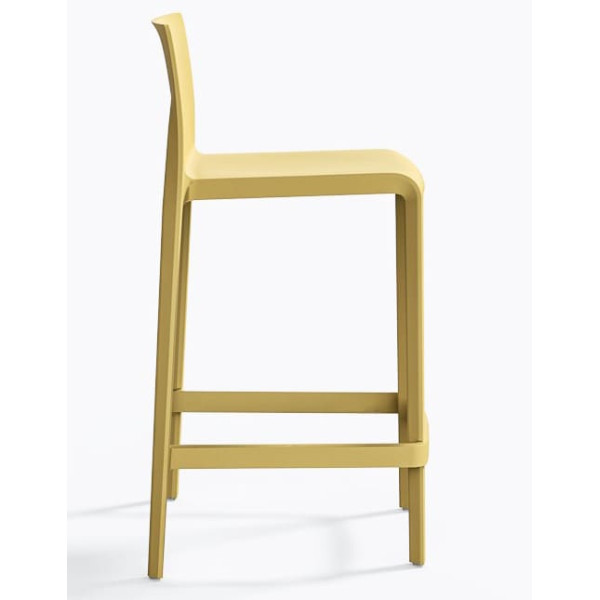 Напівбарний вуличний стілець Pedrali Volt 677/GI Жовтий-2