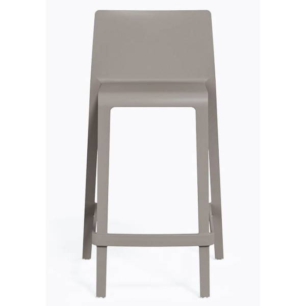 Напівбарний вуличний стілець Pedrali Volt 677/BE Сірий-1
