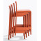 Напівбарний вуличний стілець Pedrali Volt 677/AR Помаранчевий-4-thumb