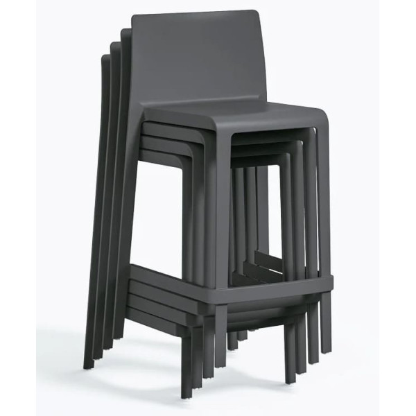 Напівбарний вуличний стілець Pedrali Volt 677/GA Сірий-4